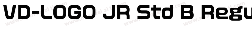 VD-LOGO JR Std B Regular字体转换